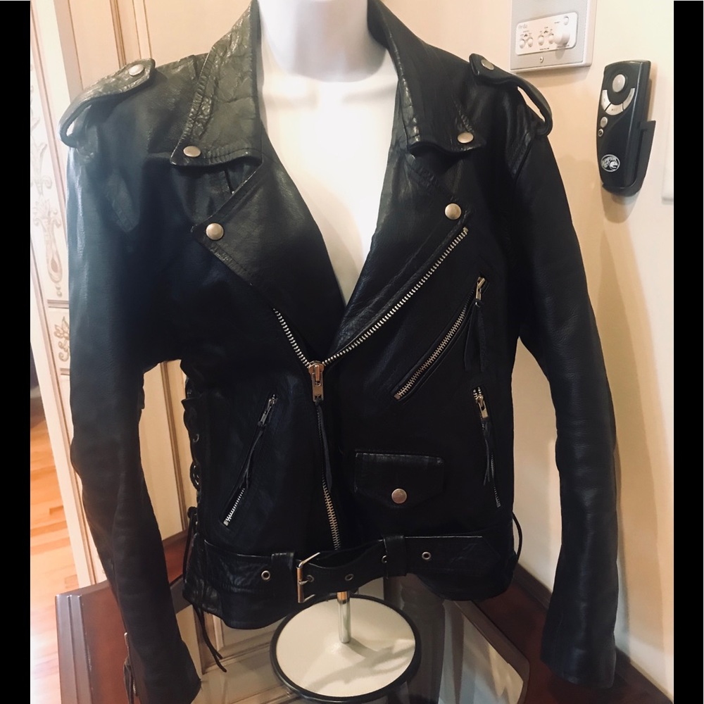 Harley Davidson leather motorcycle jacket